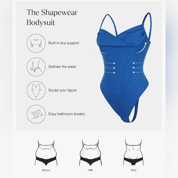 Popilush Corset Bodysuit #548 - Picture 6 of 10